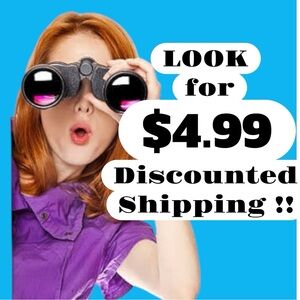 $4.99 SHIPPING ALL DAY!!!!